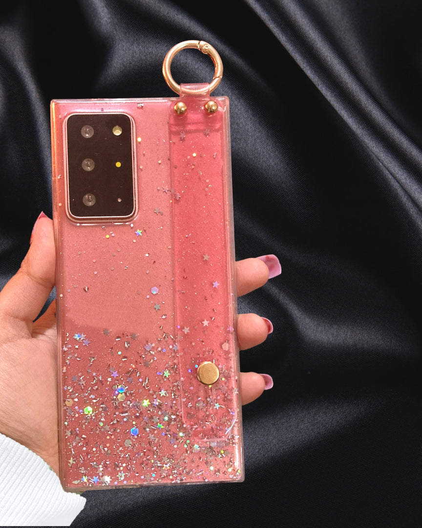Bling Glitter Hand Strap Case iPhone cover – JustAndBest India