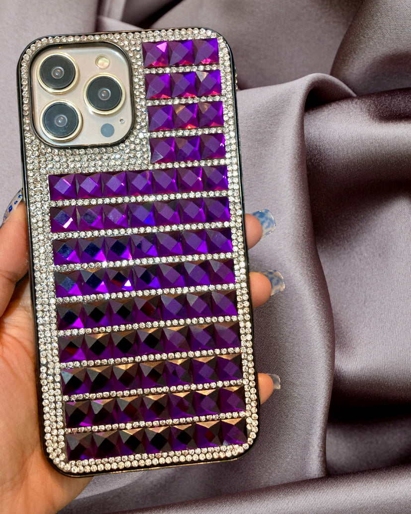 Royal Diamond Rhinestones Luxury Cover iPhone cover – JustAndBest India