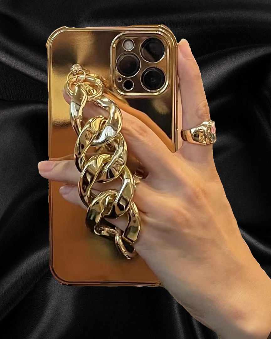 Gold Electroplated Glossy Bracelet Cover