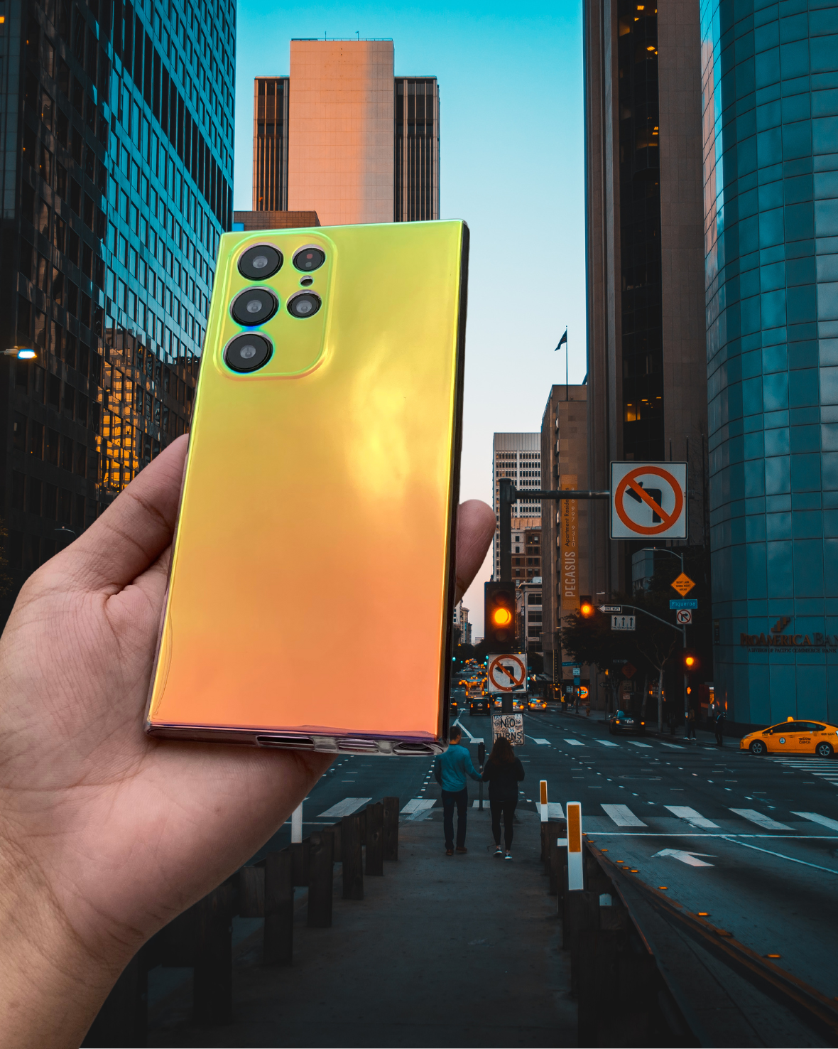 Shiny Gradient Colour Slim Case iPhone cover – JustAndBest India