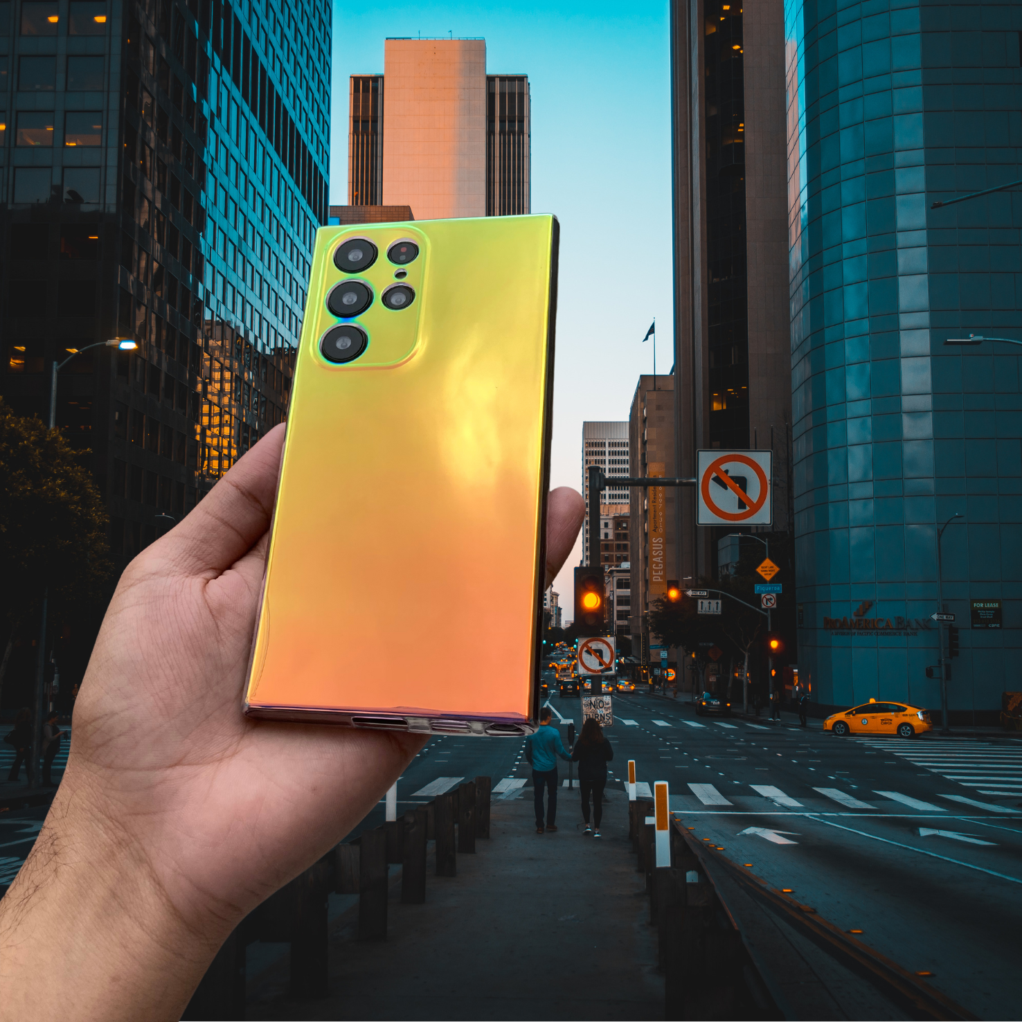 Shiny Gradient Colour Slim Case iPhone cover – JustAndBest India