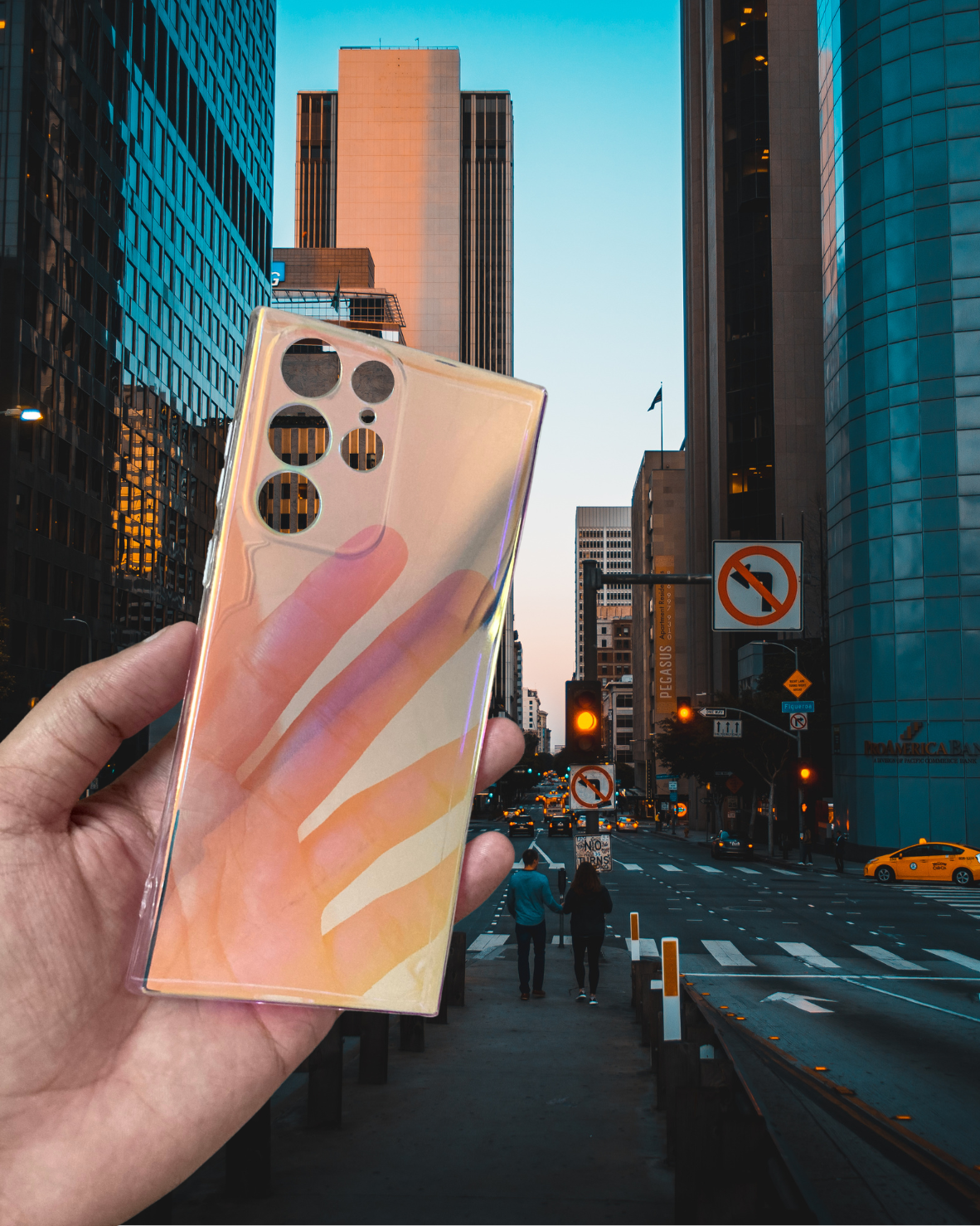 Shiny Gradient Colour Slim Case iPhone cover – JustAndBest India