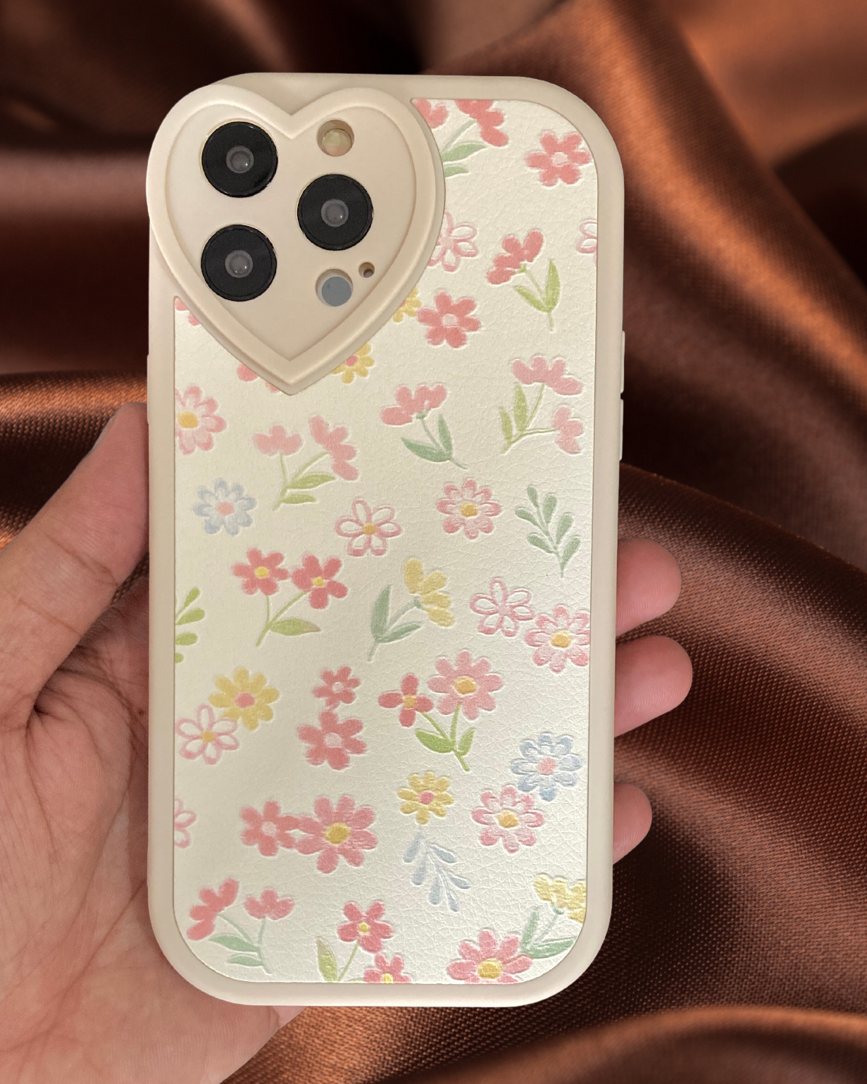 Luxury Embossed Retro Floral Cover