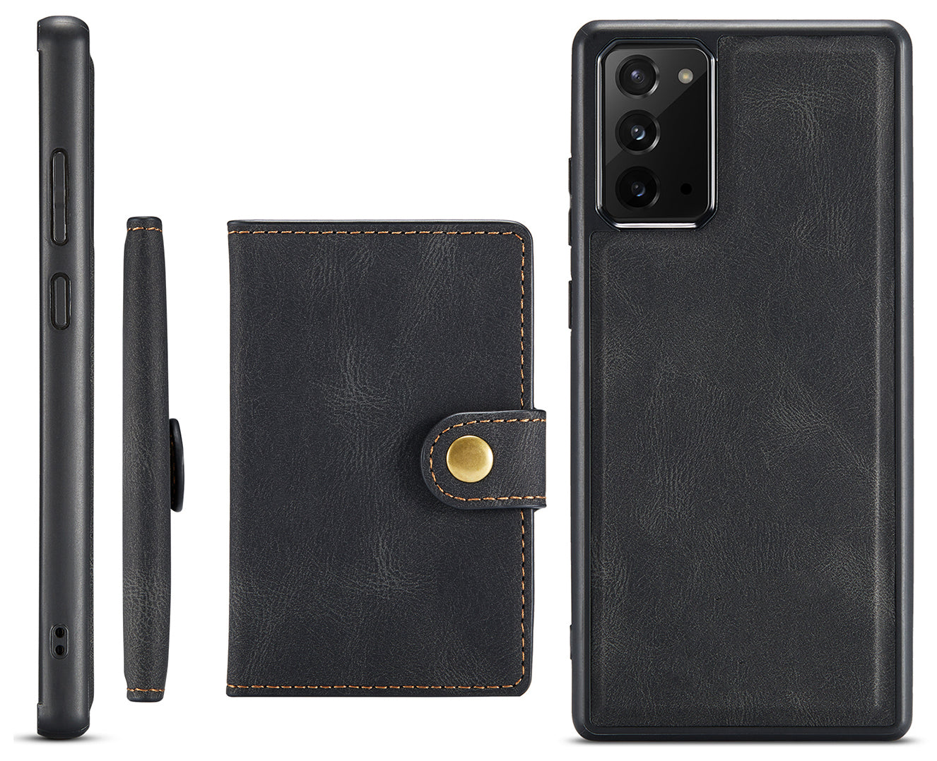 Premium Detachable Magnetic Wallet Style Leather Case iPhone cover – JustAndBest India