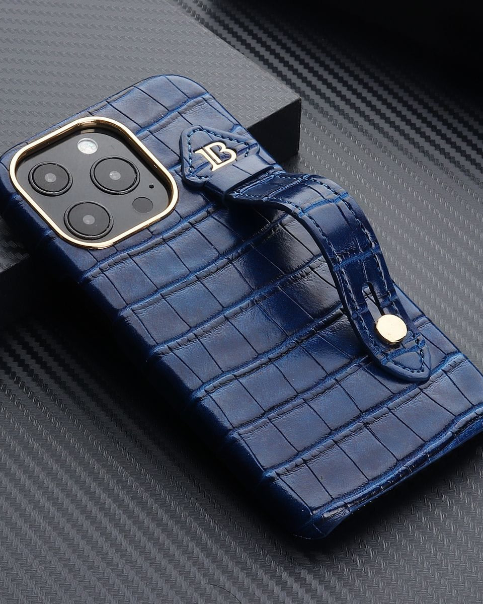 Premium leather cover for iPhone