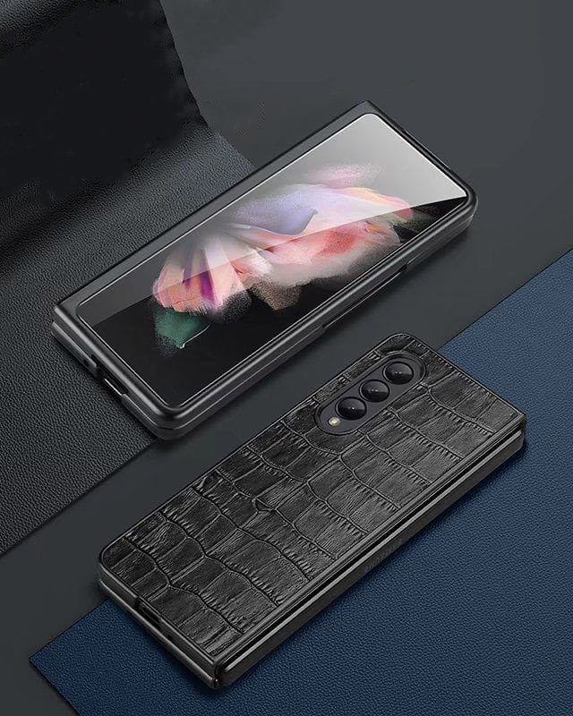 Croco Pattern Leather Luxury Case