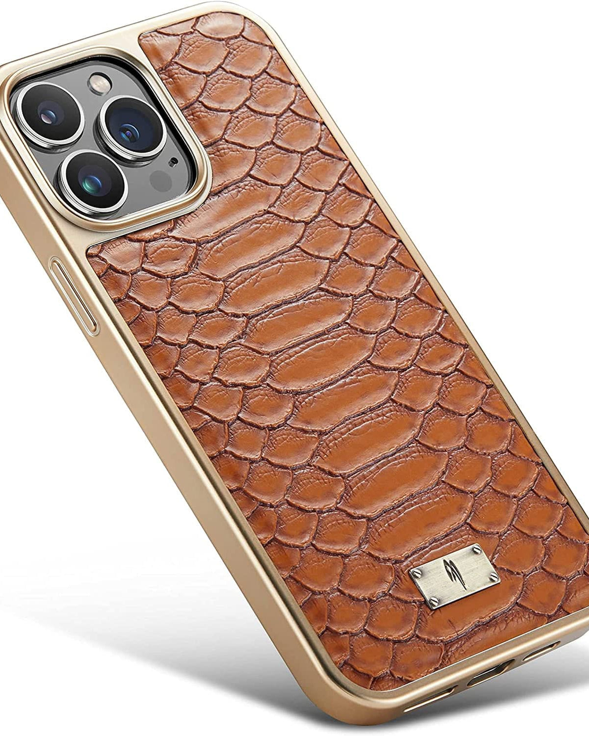 luxury leather iphone case