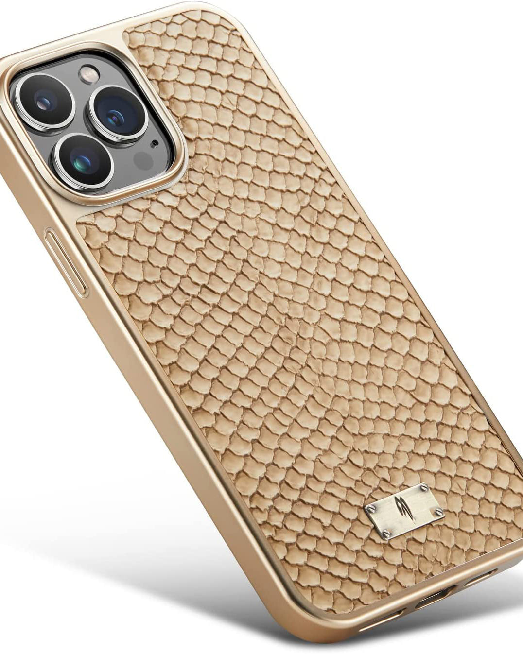 Royal Python Leather iphone 14 Case