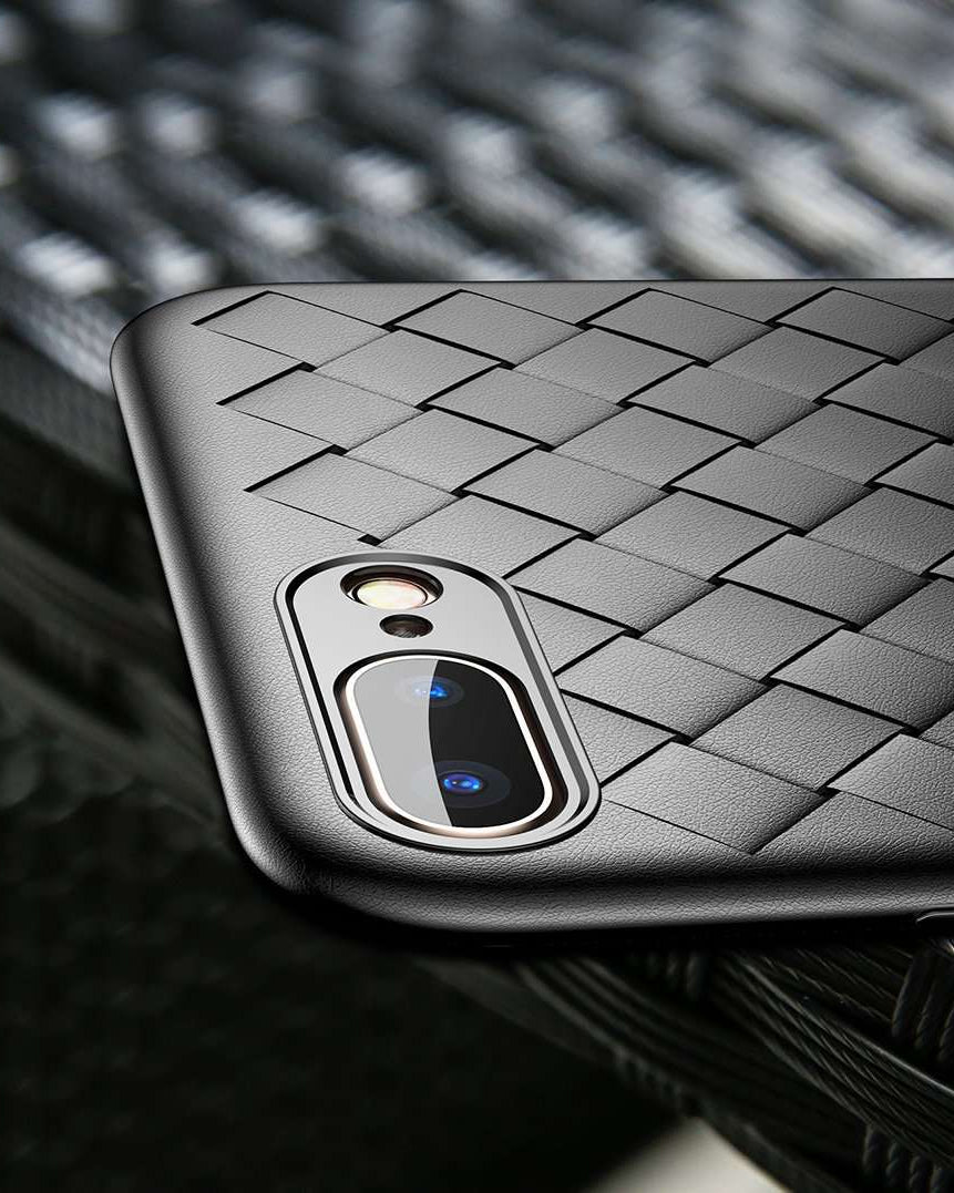 Woven Grid Ultra Thin iPhone SE 2020 Case