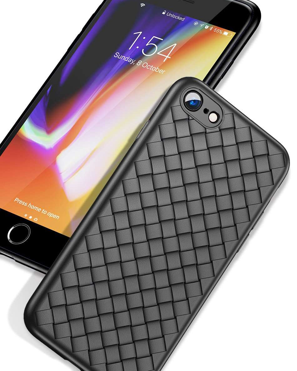 Woven Grid Ultra Thin Premium iPhone SE 2020 Case