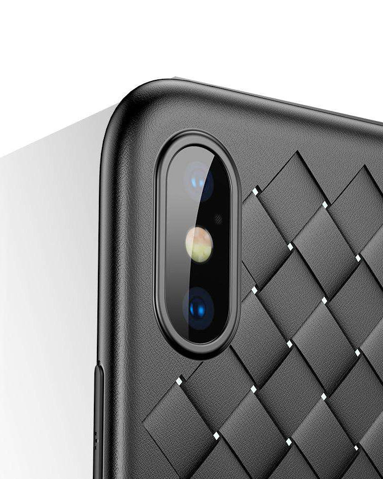 Woven Grid Ultra Thin Case for iPhone XS / X
