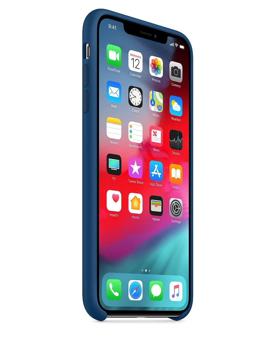 Blue Horizon Silicone Cover for iPhone X