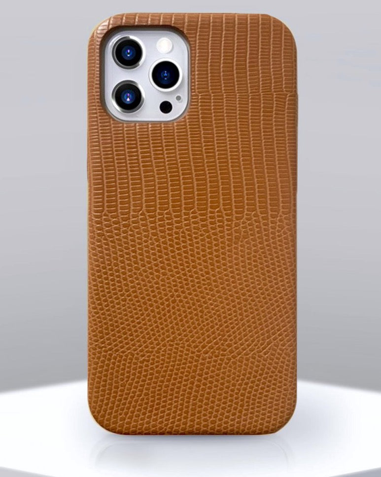 Brown Alligator Pattern Leather cases