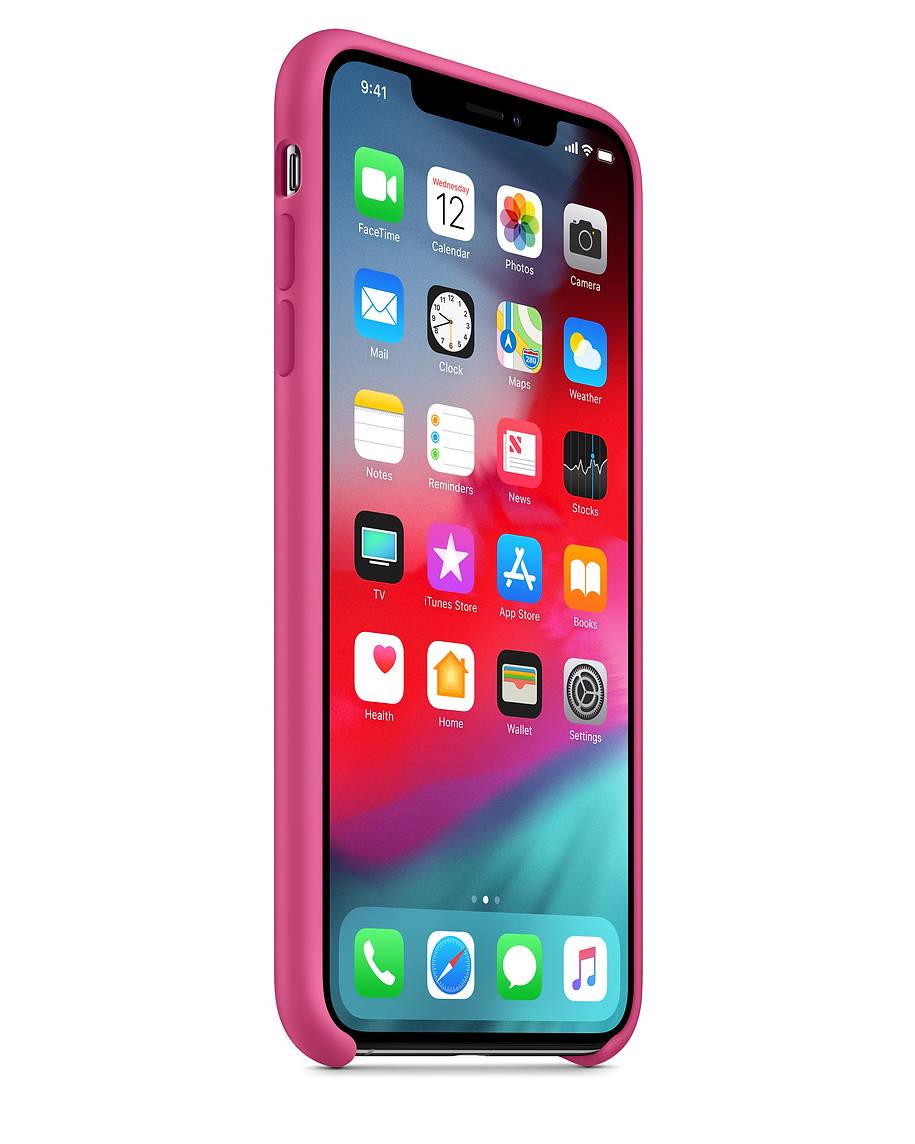 Pink Premium Silicone Cover for iphone X