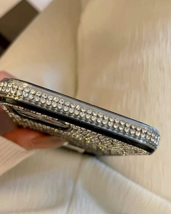 Gradient Rhinestones iphone 14 plus cover