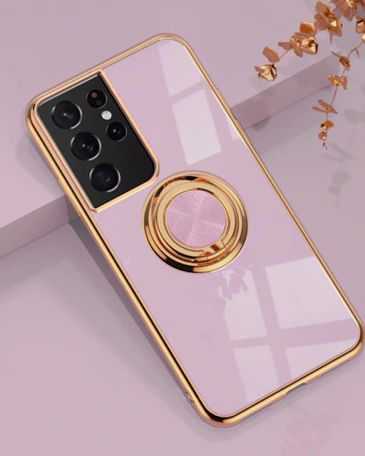 Gold Electroplated Ring Holder Cover – phone accessory by JustAndBest India