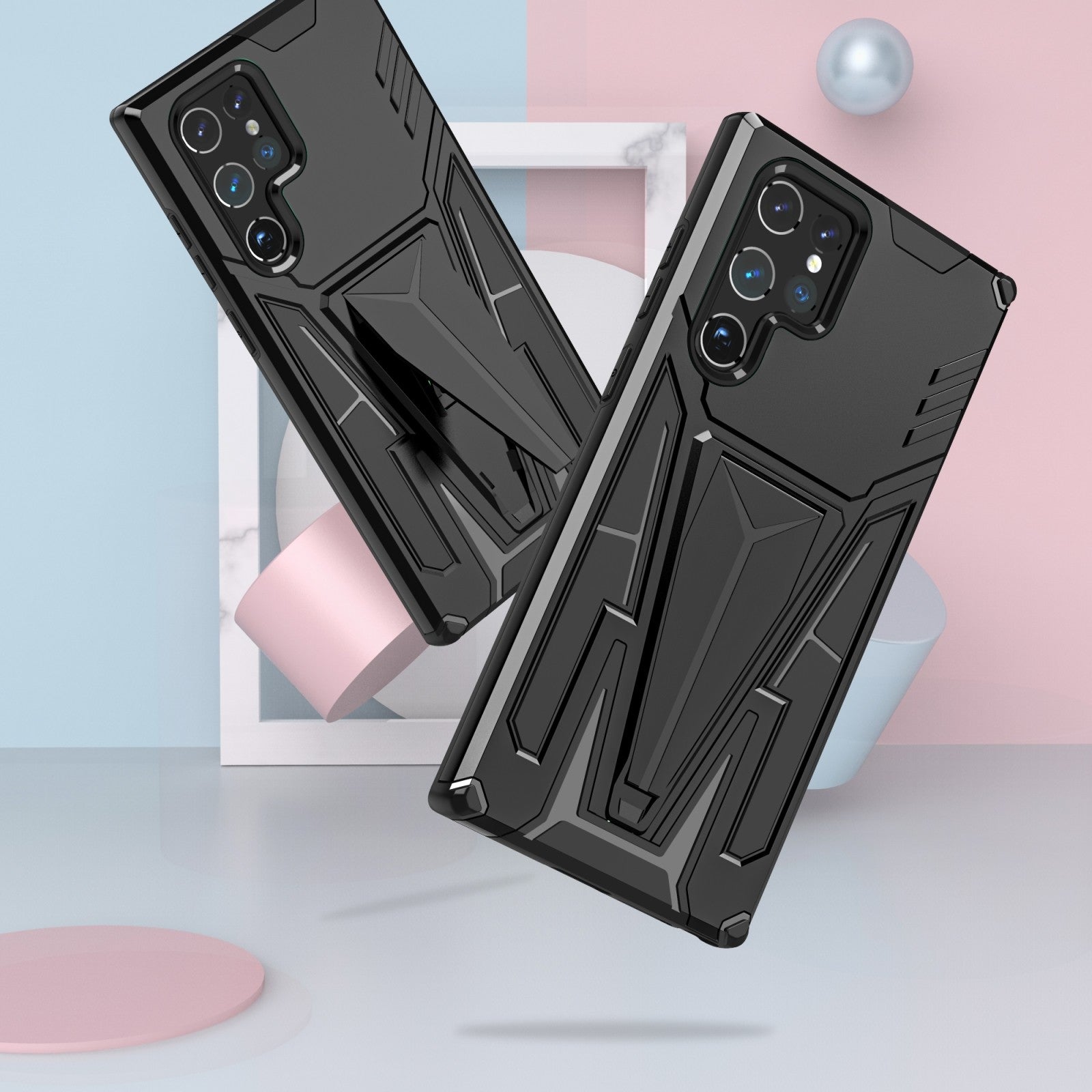 Jet Black Dual Layer Premium Armour Case iPhone cover – JustAndBest India