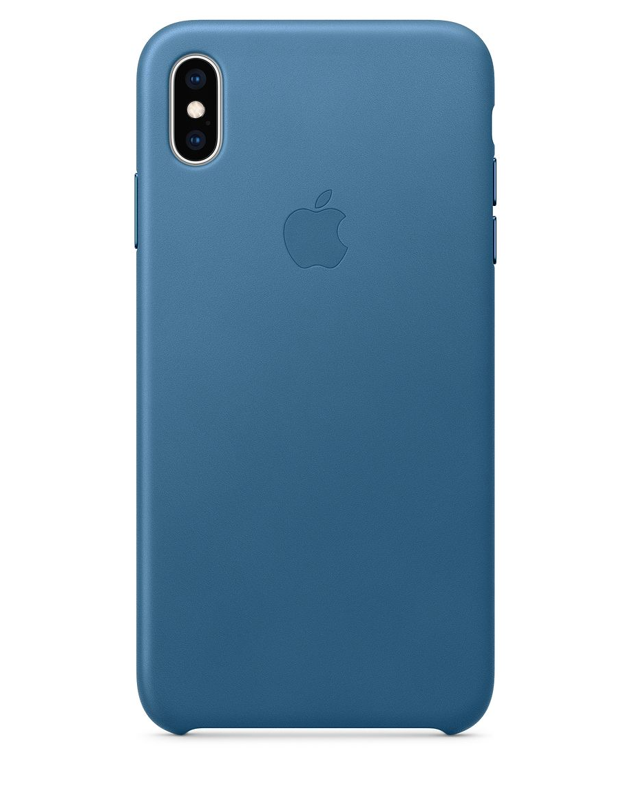 Cape Cod Blue Premium Leather Cover for iphone xs max