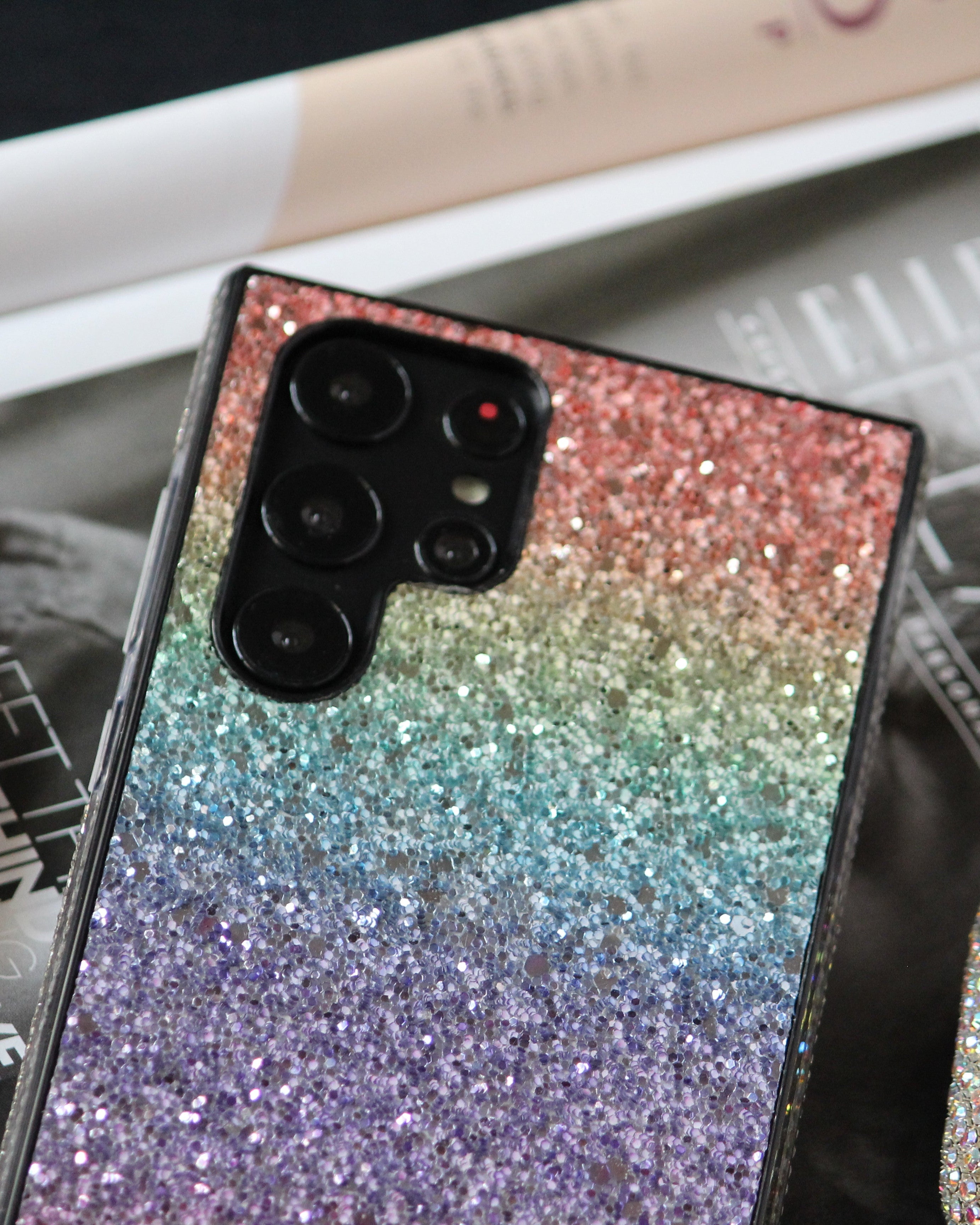 Bling Rainbow Glitter Diamonds Cover iPhone cover – JustAndBest India