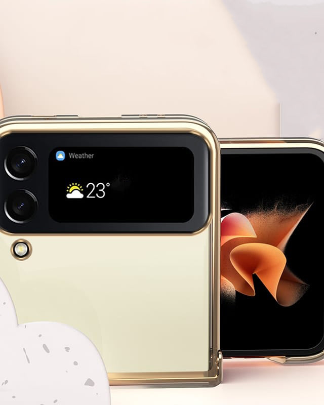 gold case z flip 3