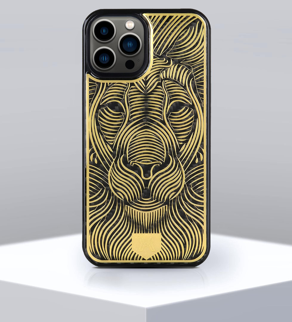 Royal 3D Golden Lion Shockproof Cover iPhone cover – JustAndBest India