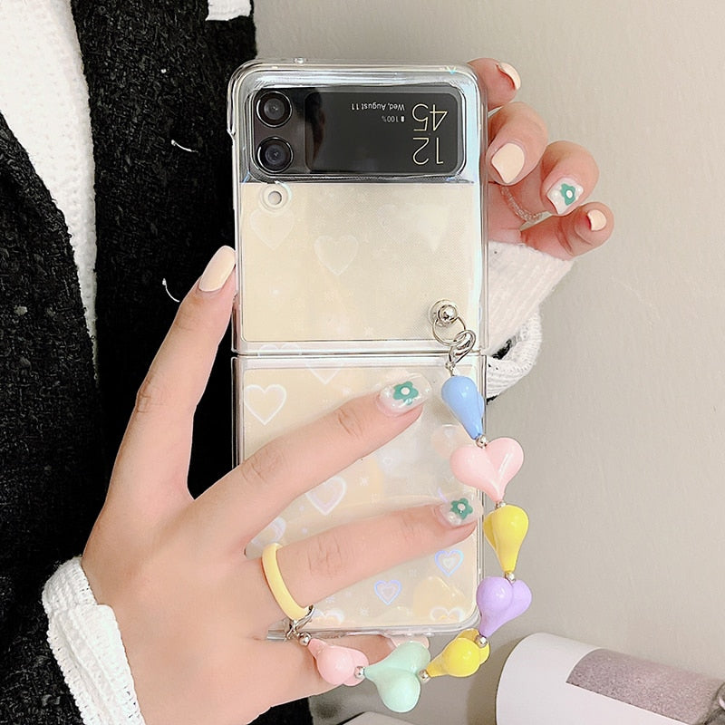 Zazzy Bling Colorful Hearts Bracelet Cover iPhone cover – JustAndBest India