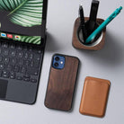 wood style iphone 12 case