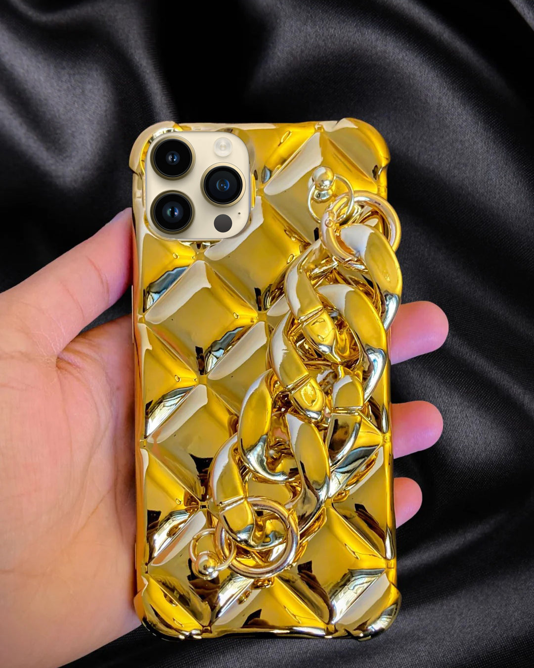 Gold Electroplated Glossy Bracelet Cover