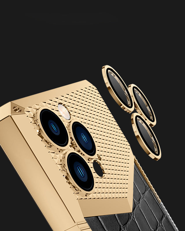 Gold Electroplated iphone 13 Cover