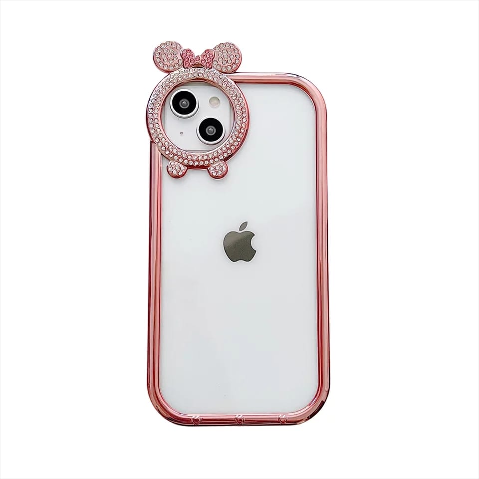 Cute Minnie Mouse Ears Rhinestones Cover iPhone cover – JustAndBest India