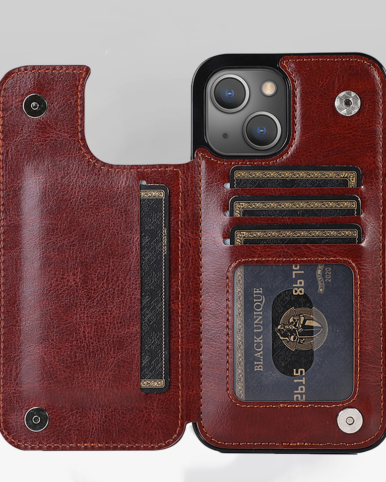 Luxury Wallet Style Premium Leather Case