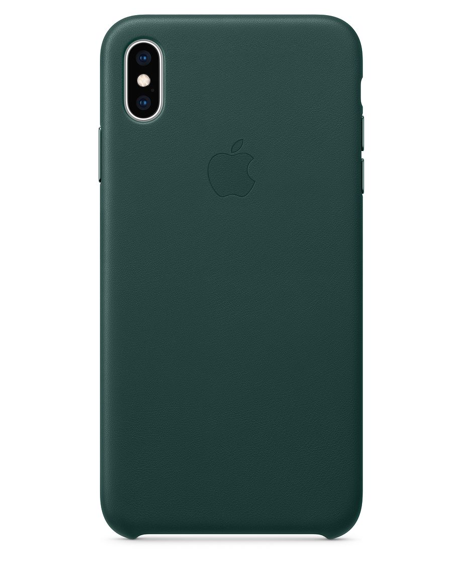 Forest Green Premium Leather Cover for iphone XS Max
