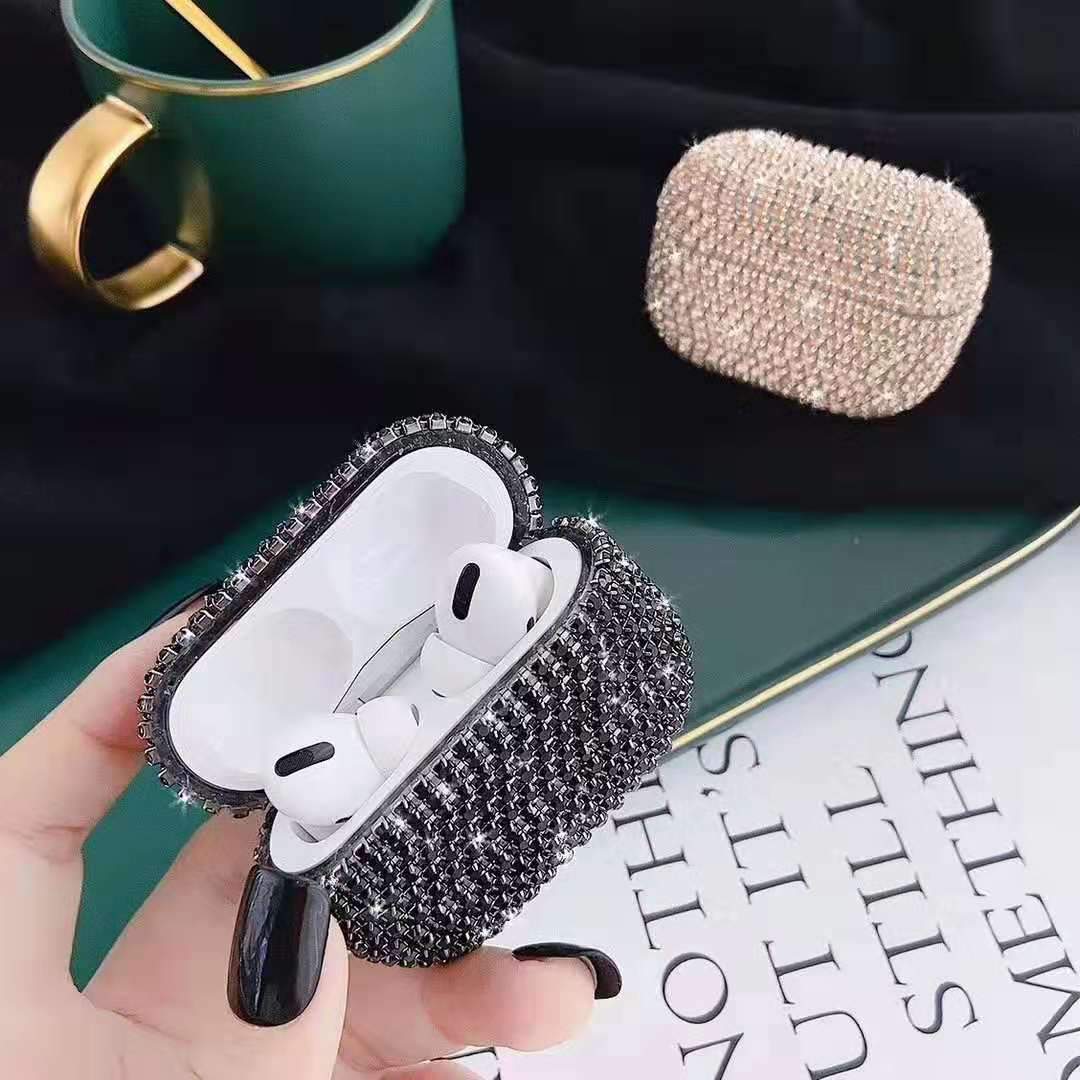 Shining Diamond Stones Luxury AirPods Cover iPhone cover – JustAndBest India
