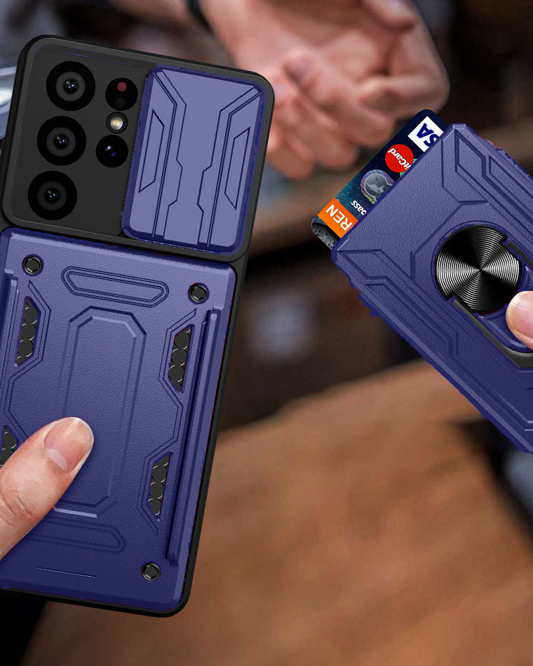 Blue Ring Holder Cover for S21