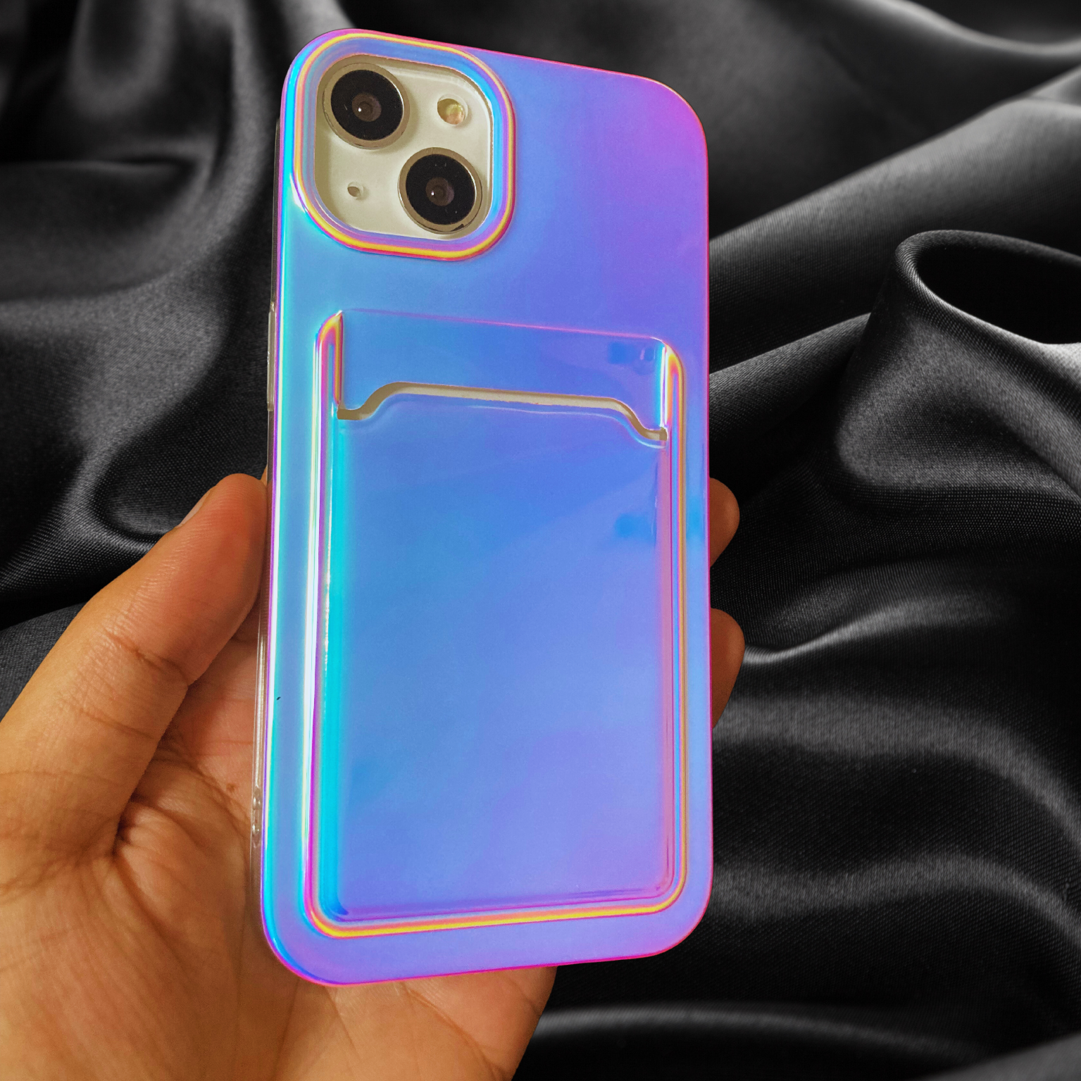 Zazzy Bling Card Holder Glossy Cover – phone accessory by JustAndBest India