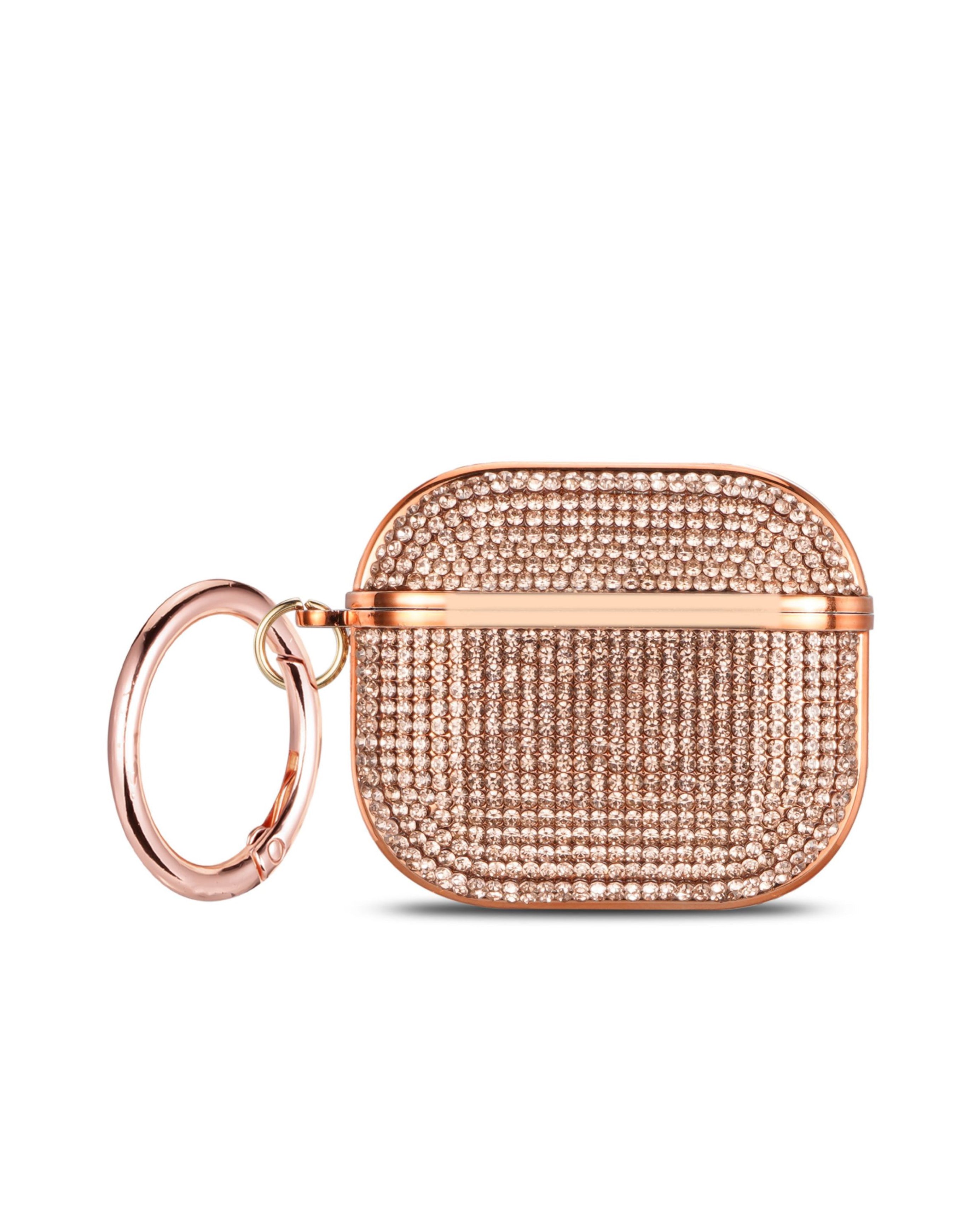 Champagne Gold Diamond Rhinestones Luxury AirPods Cover