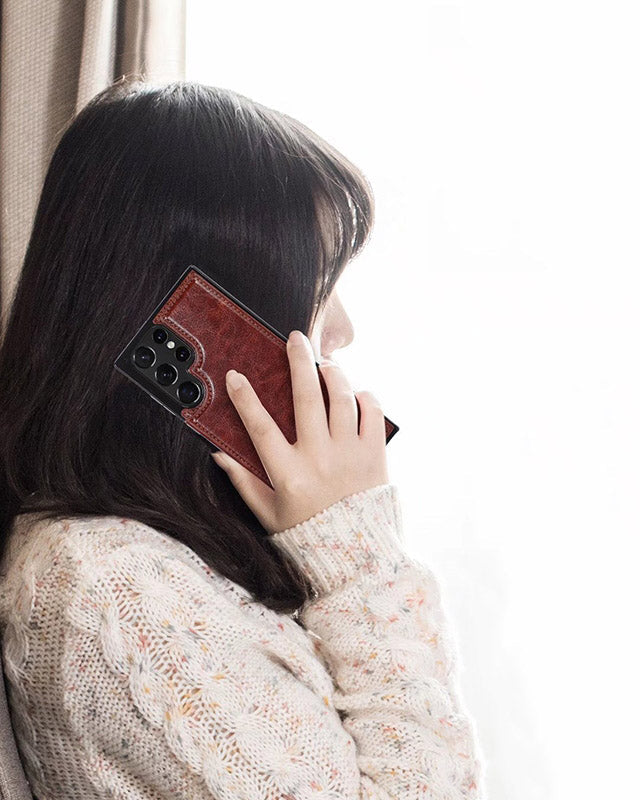 Galaxy S22 Ultra Leather Cover