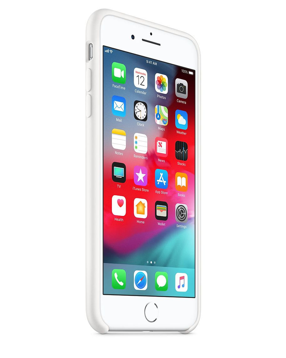 White Silicone iphone Cover