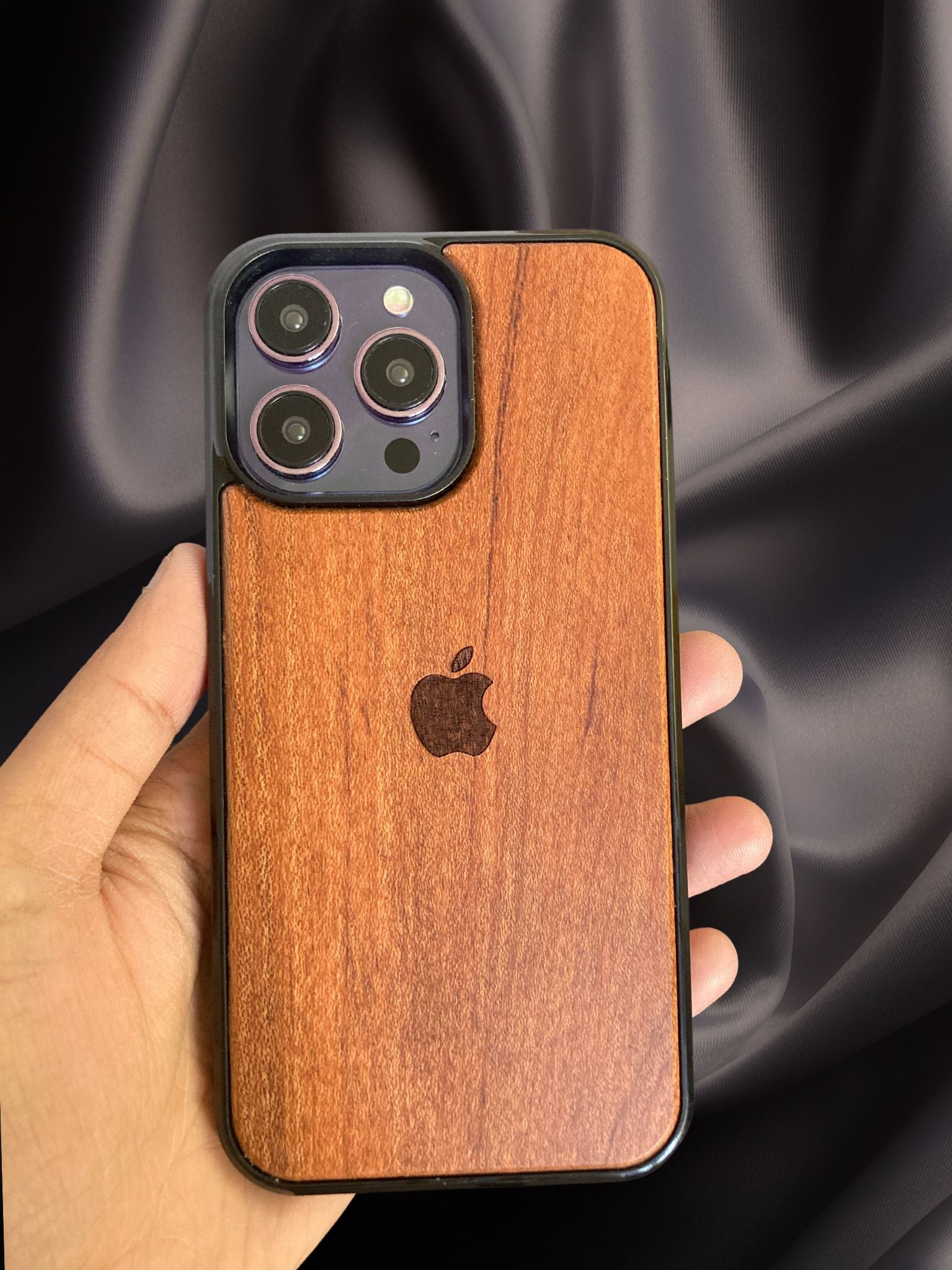 Real Wooden Premium Cover iPhone cover – JustAndBest India