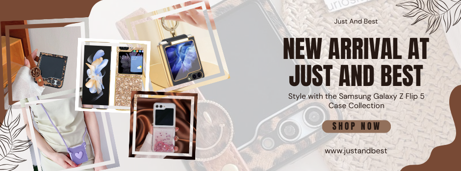 Style with the Samsung Galaxy Z Flip 5 Case Collection from Just And Best