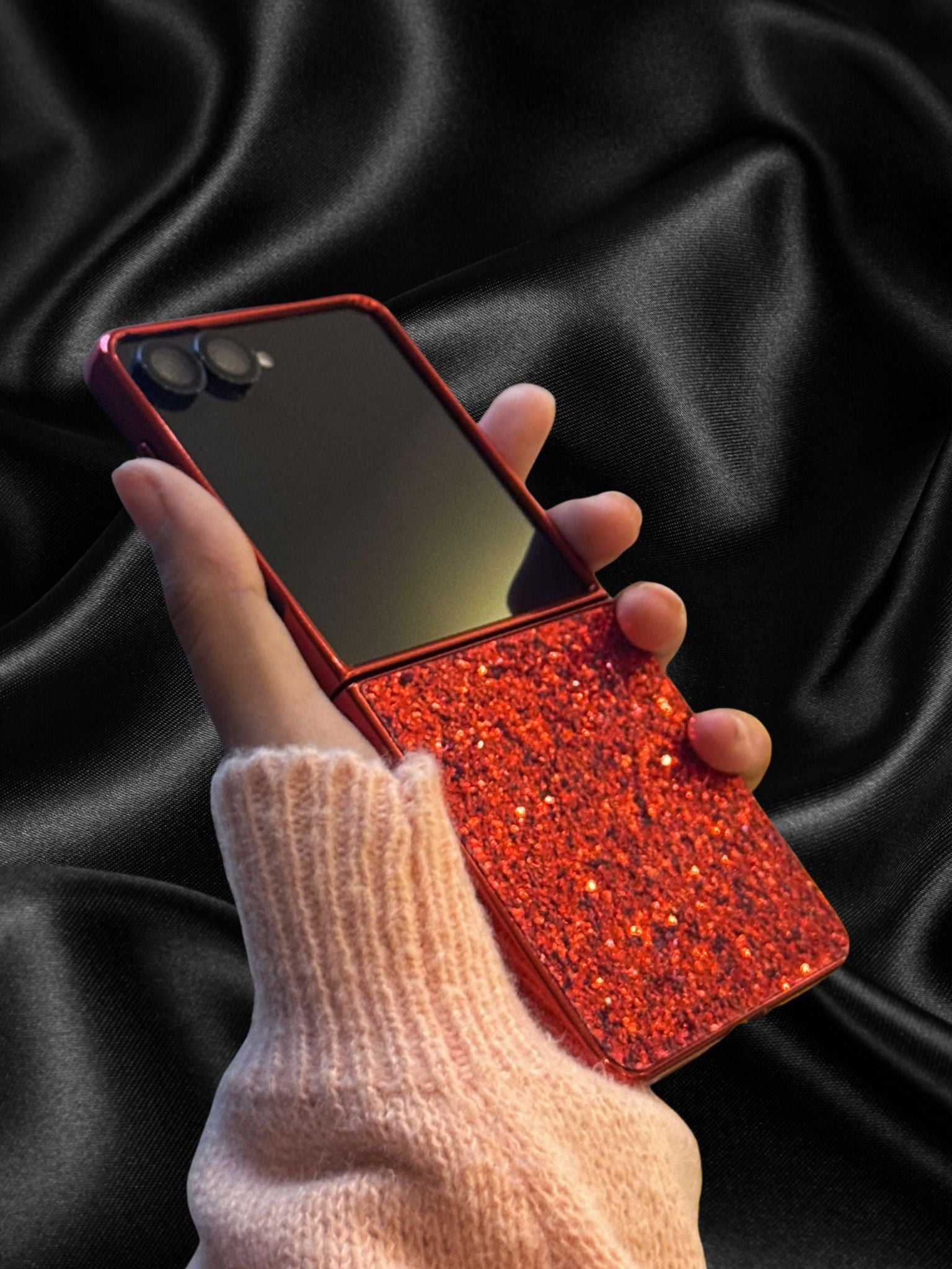 Samsung Galaxy Z Flip 7 Bling Glitter Sequin Cover - phone case