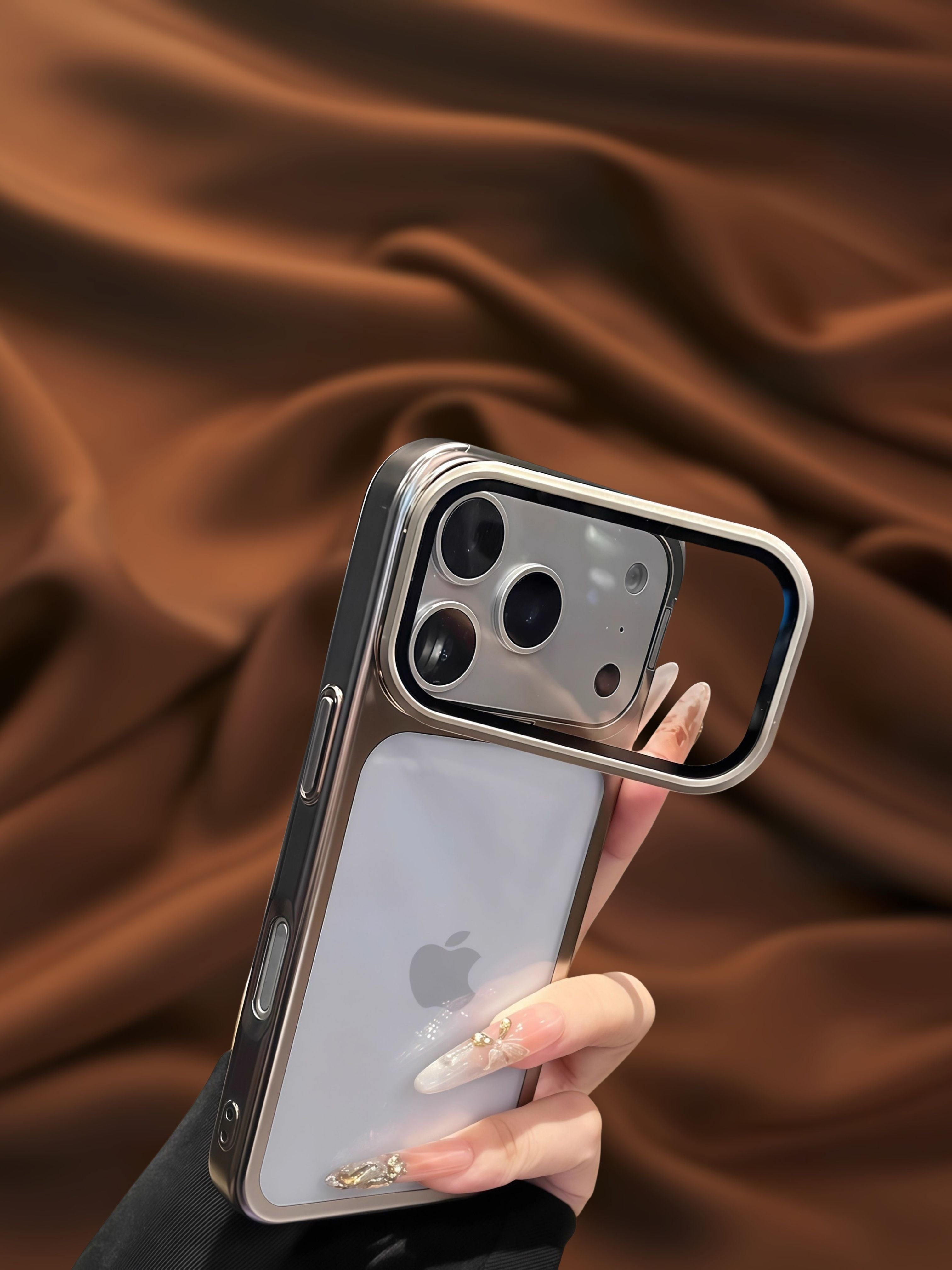 iPhone 17 Series Electroplated Lens Protection Glass Cover - colour options