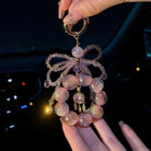 Crystal Bow Phone Charm Lanyard - colour options