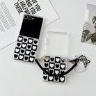 Samsung Galaxy Z Flip 5 Checkmate Luxe Hearts Case with - slim profile