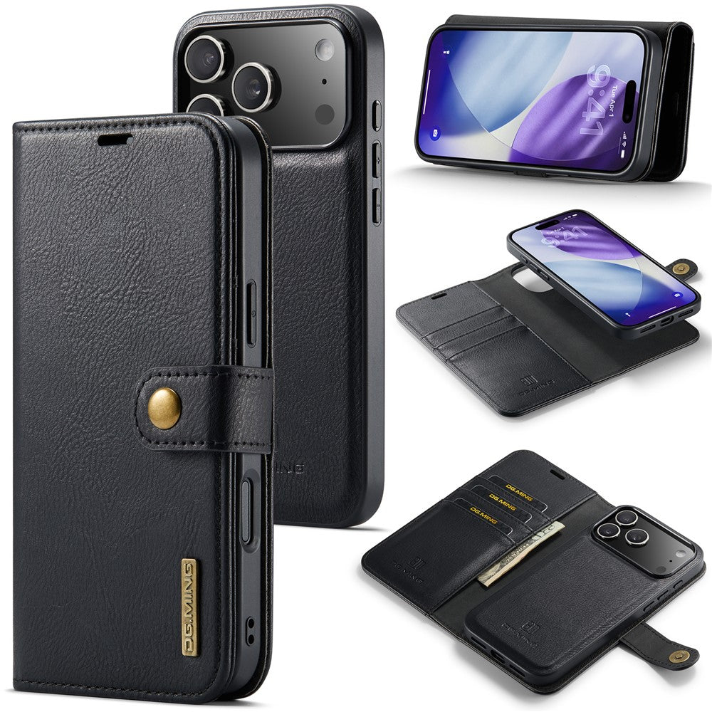 iPhone 17 Series Two-In-One Wallet Style Leather Flip Cover - case features