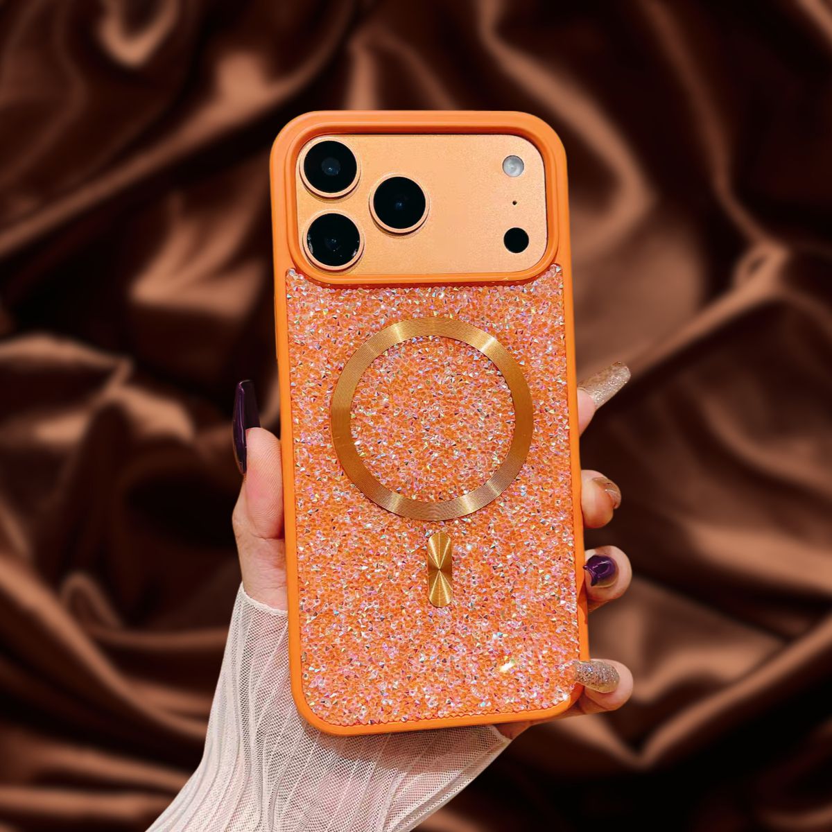 iPhone 17 Series Diamond Rhinestones Cover - lifestyle
