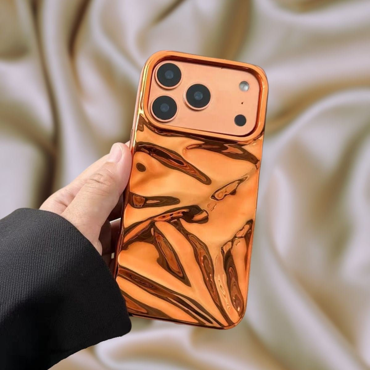 Royal Orange Glossy Luxury Cover iPhone cover – JustAndBest India