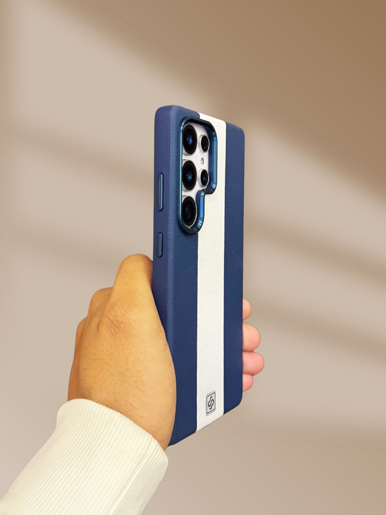 Samsung Galaxy S25 Ultra Midnight Blue Leather Cover - colour options