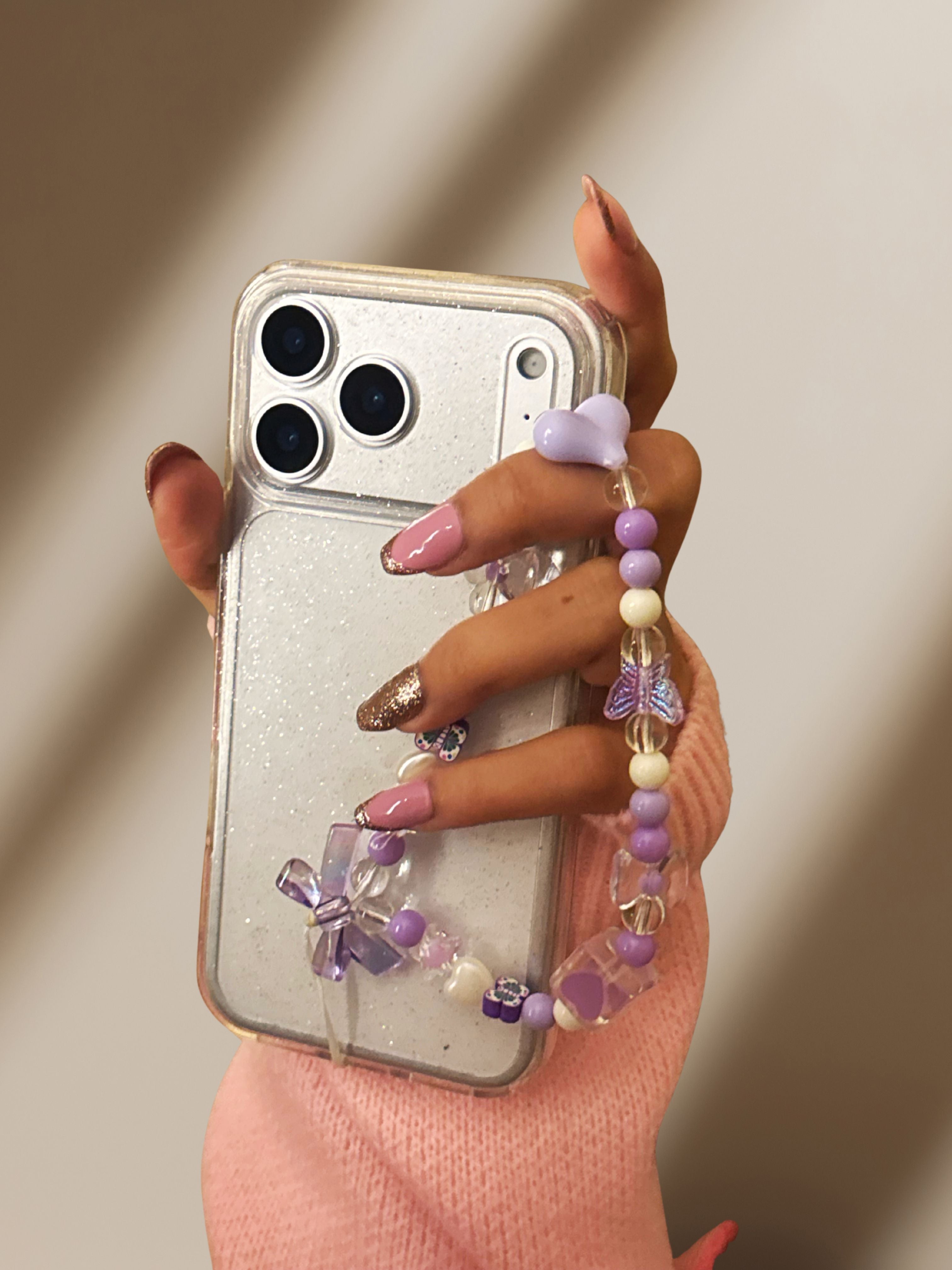Butterflies n Bowknots Phone Charm - lifestyle