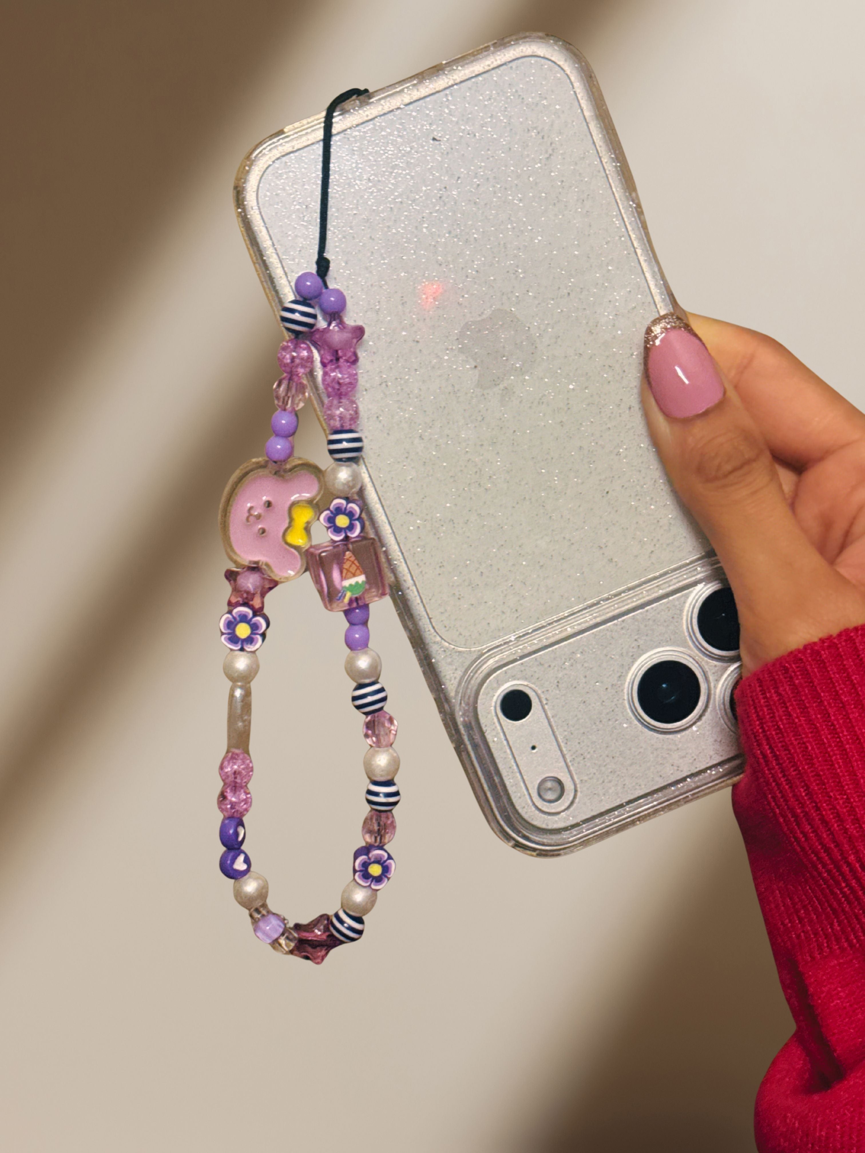 Flowers Phone Charm - colour options